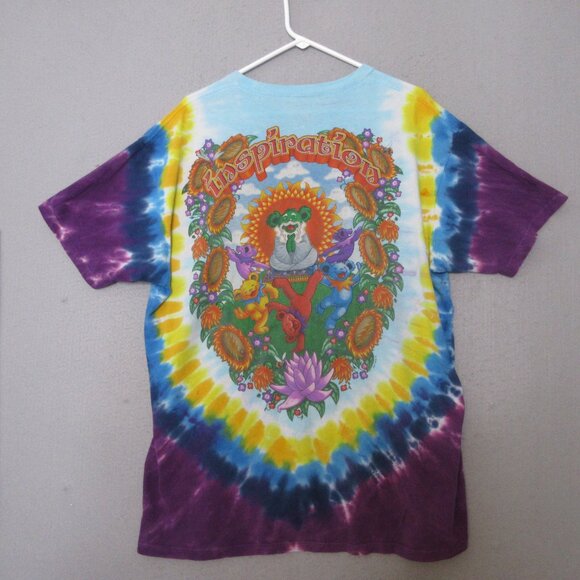 Grateful Dead‎ Inspiration Bear Tie Dye Band T Shirt 2006 - Picture 2 of 11